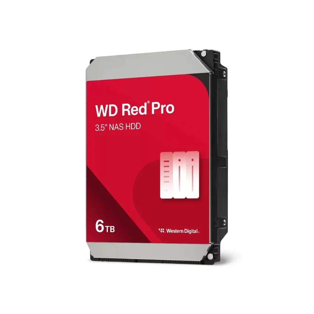 DISCO RIGIDO INTERNO HDD WESTERN DIGITAL WD RED PRO NAS 6 TB WD6006FFBX
