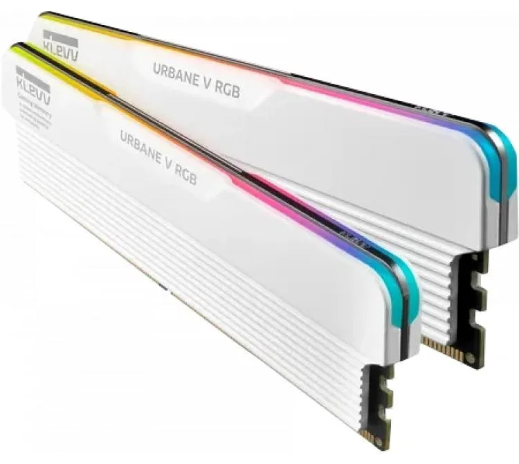 Memoria DDR5 32GB 6000MHz Klevv (2x16gb) Urbane V White RGB Cl30