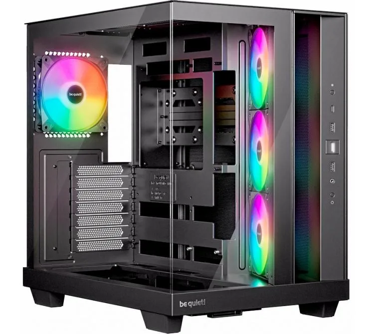GABINETE BE QUIET! LIGHT BASE 500 LX 4X120MM LIGHT WINGS LX FANS USB-C VIDRIO TEMPLADO