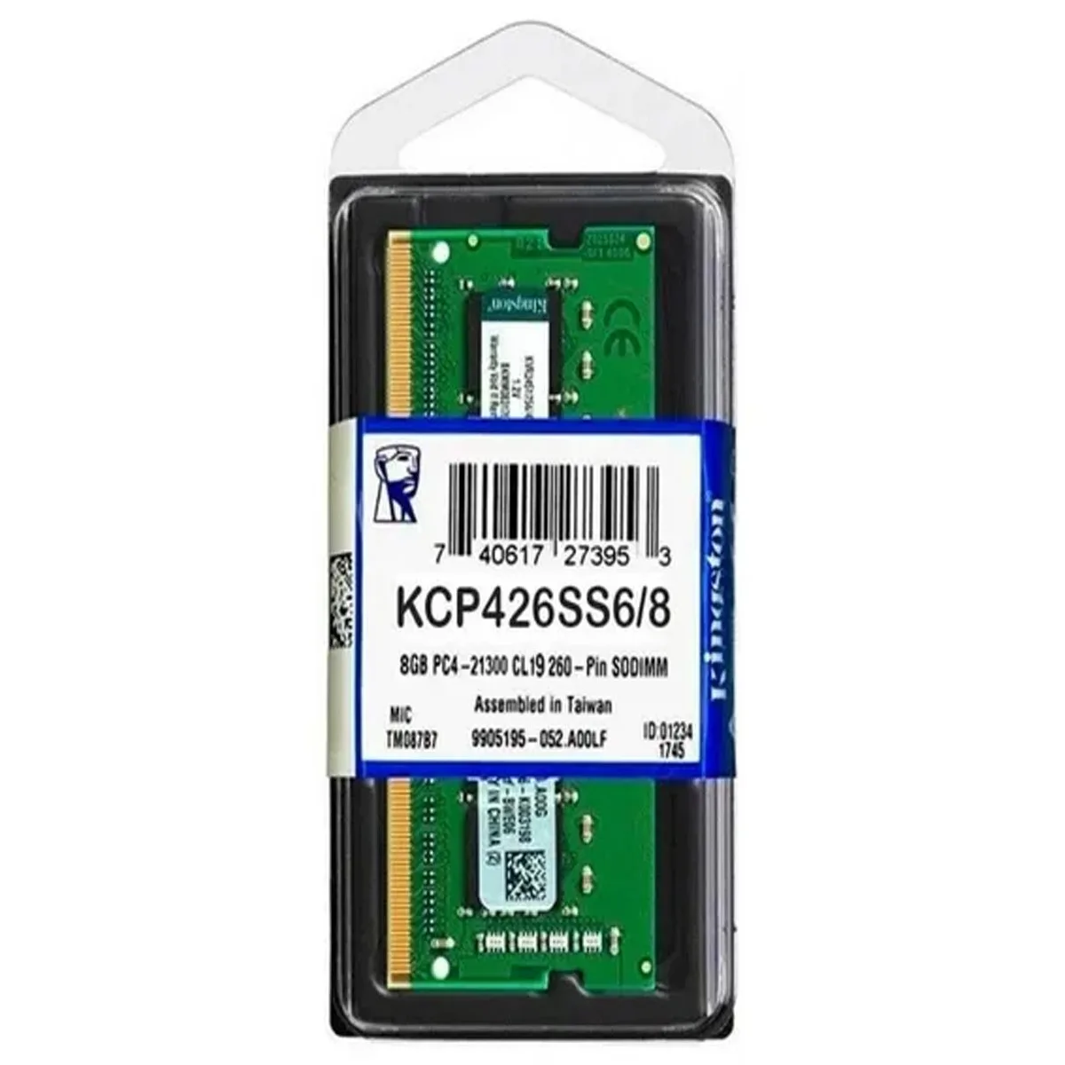 MEMORIA DDR4 8GB NOTE 2666MHZ KINGSTON