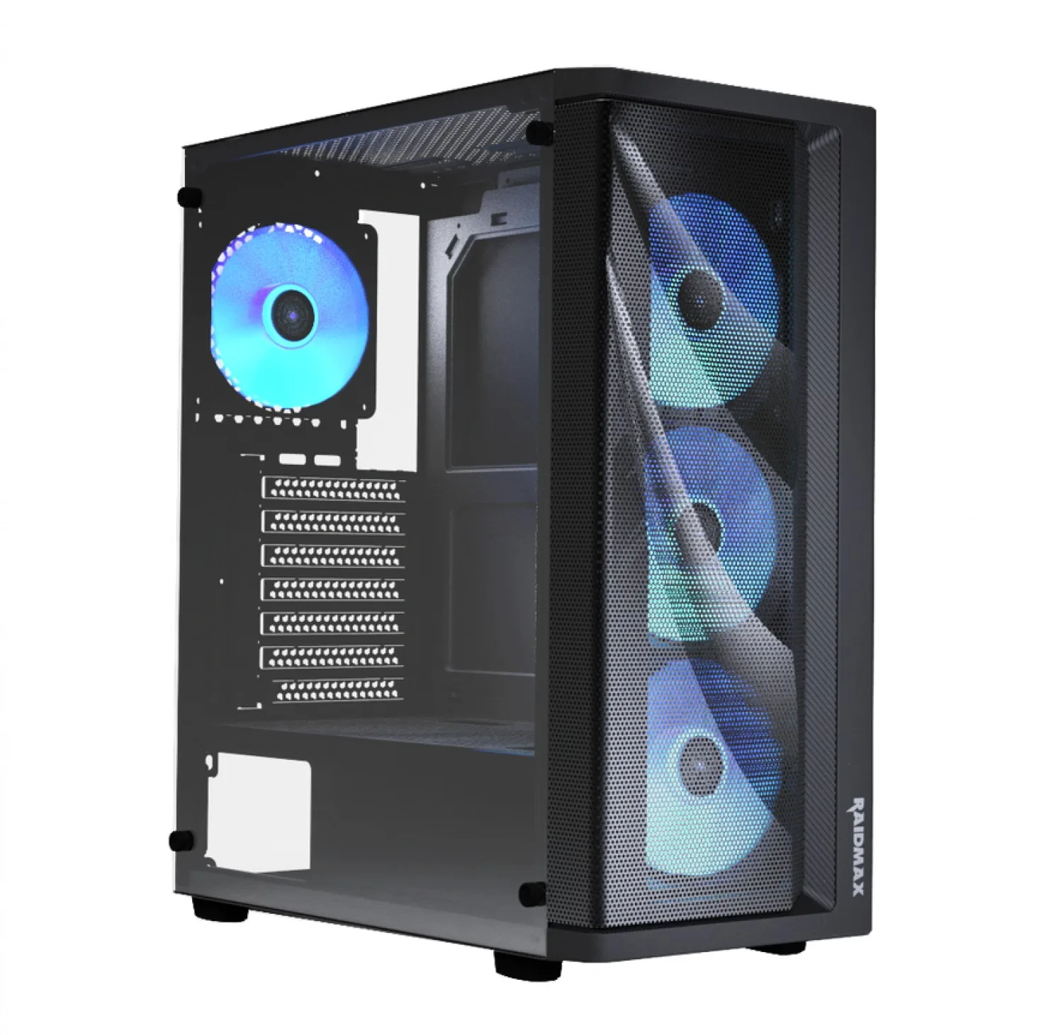 GABINETE RAIDMAX MESHIAN X922 BLACK ATX TG ARGB