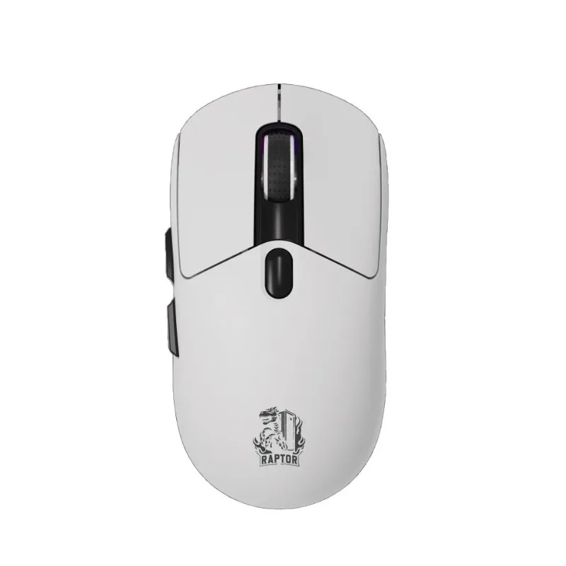 MOUSE GAMER RAPTOR STORM GRIP WIRELESS 7 BOTONES 24000DPI RGB PIXART SENSOR WHITE