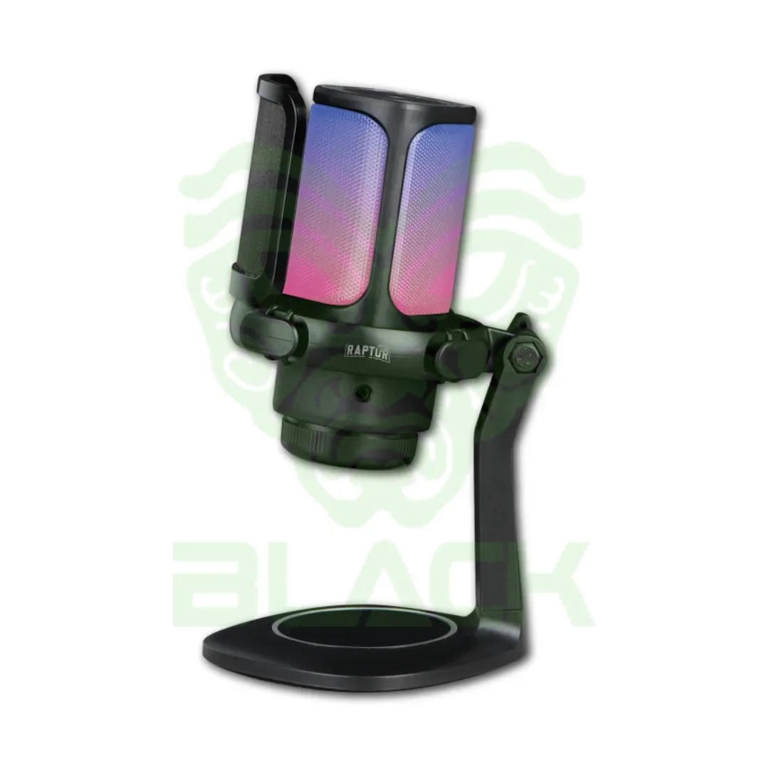 Microfono Raptor Vox RGB USB P/Streaming