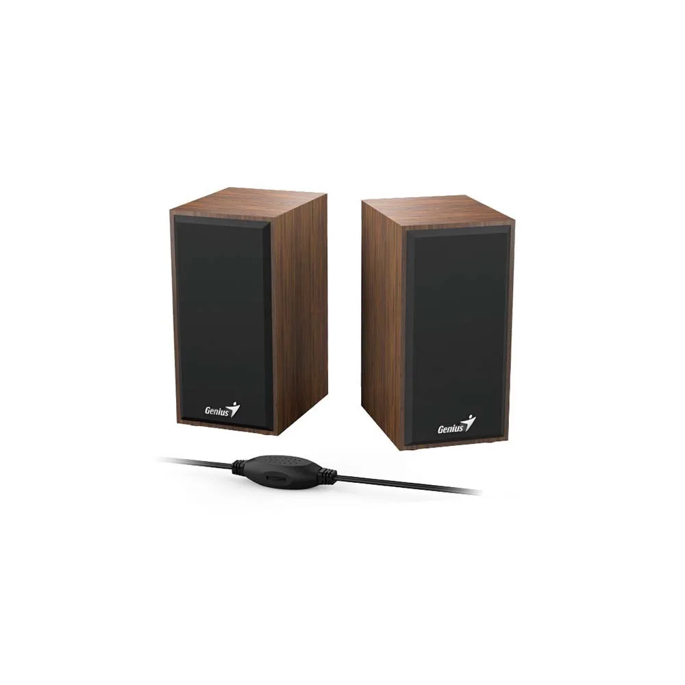 PARLANTES GENIUS SP-HF 180 USB POWER WOOD
