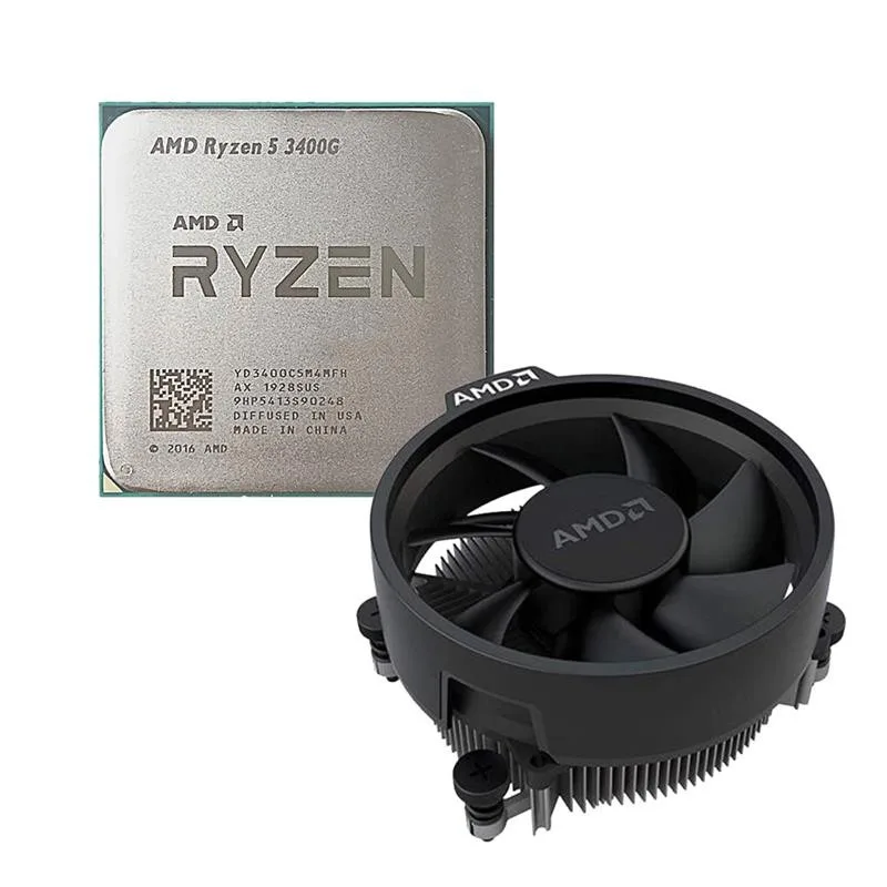 Pro AMD Ryzen 5 3400g AM4 3.7GHz 4 Core Tray + Cooler Yd3400c5m4mfh