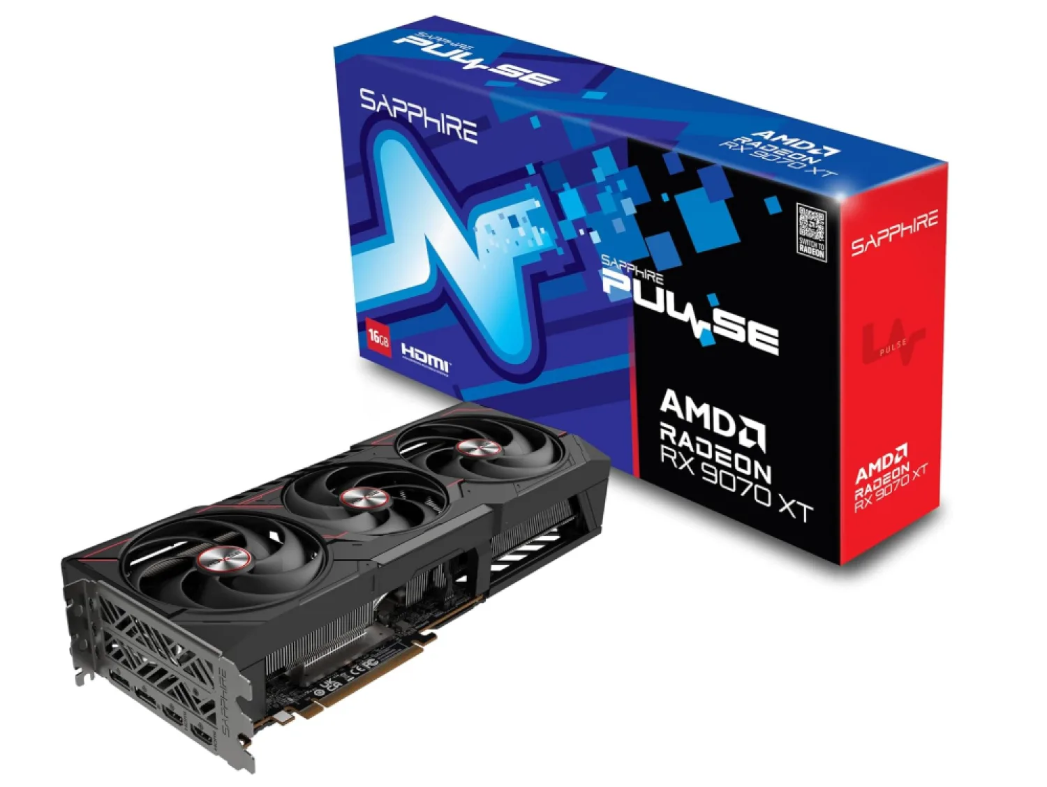 Placa De Video Rx 9070 Xt 16GB Sapphire Pulse
