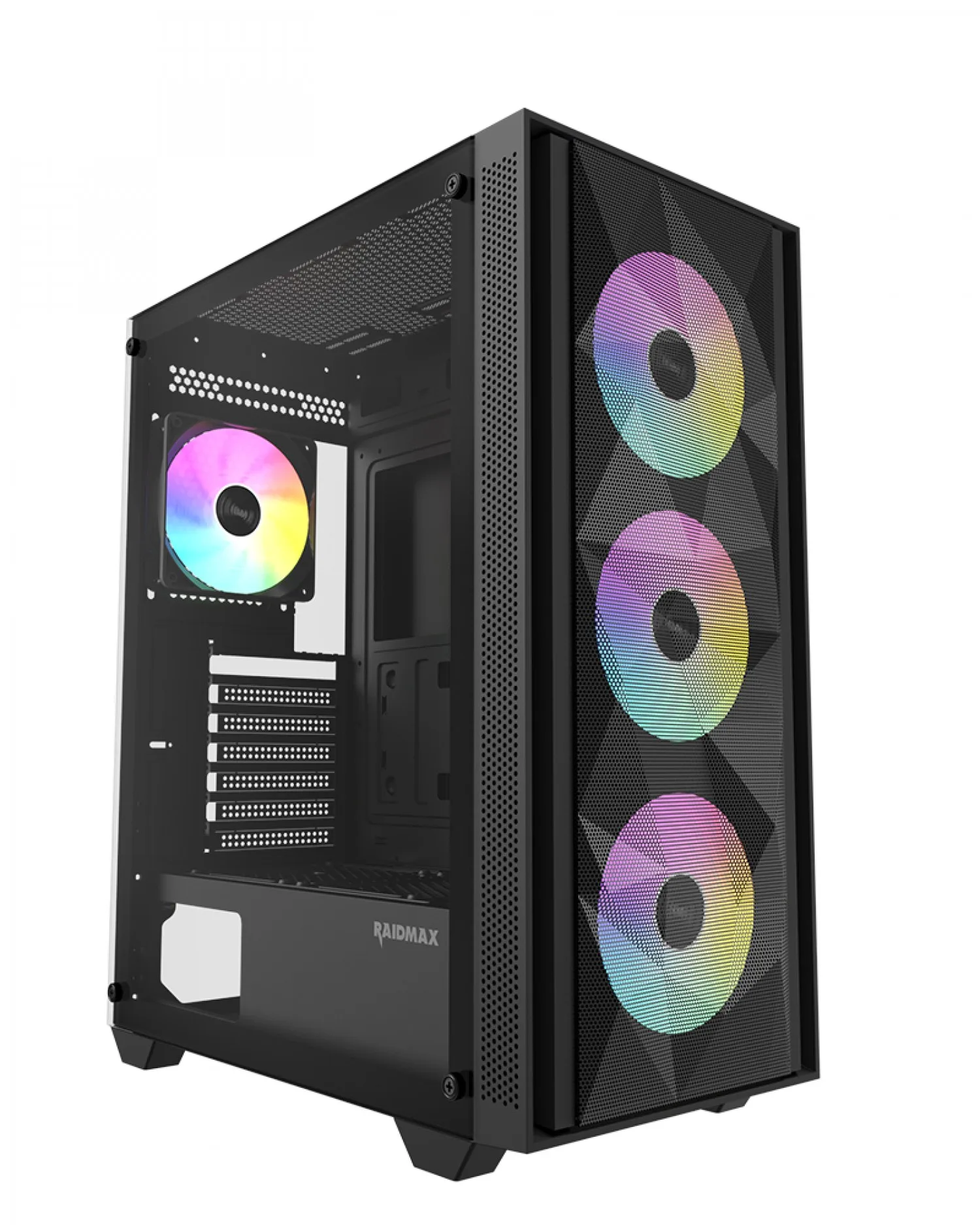 GABINETE RAIDMAX VECTOR V217 WHITE ARGB TG