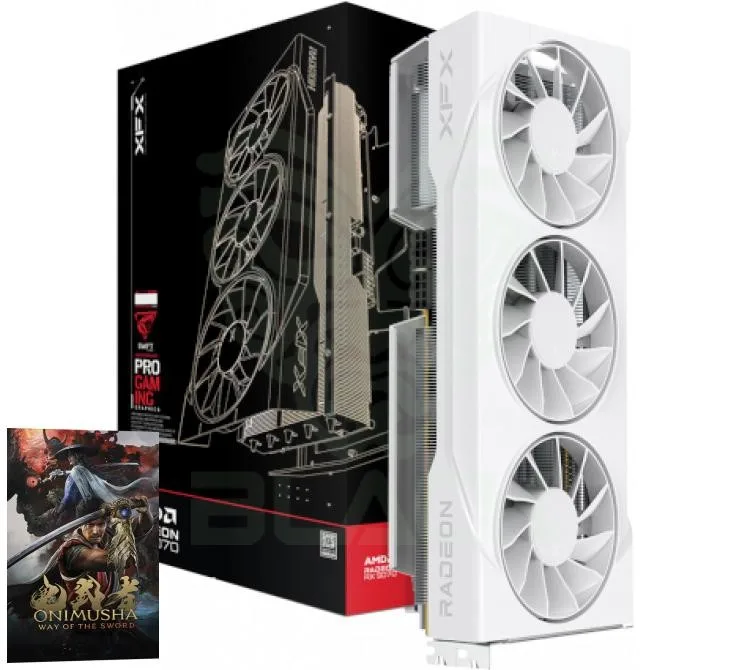 Placa De Video Xfx Radeon Rx 9070 Gre 12GB Gddr6 Swift Triple Fan Gaming Edition Oc White