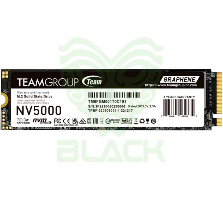 Disco Solido SSD M.2 Team 1TB Nv5000 4500MB/S Nvme Pci-e X4 Gen4