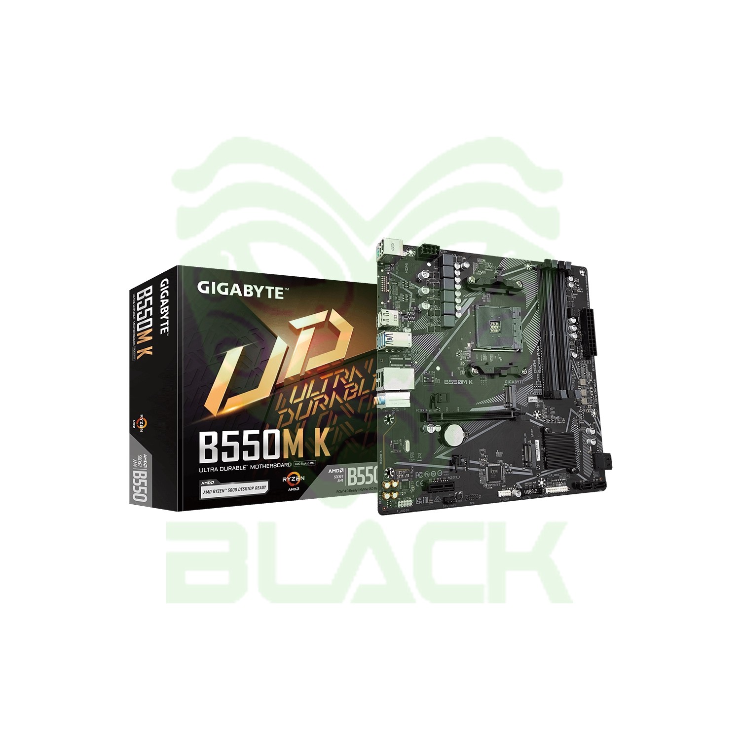 MOTHERBOARD GIGABYTE B550M K AM4 DDR4