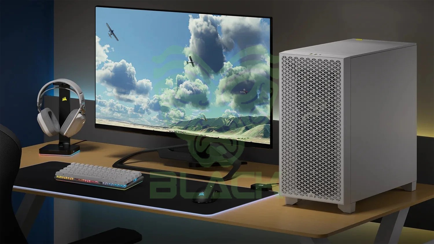 GABINETE CORSAIR 3200D RS ARGB MID TOWER NEGRO PERFORMANCE