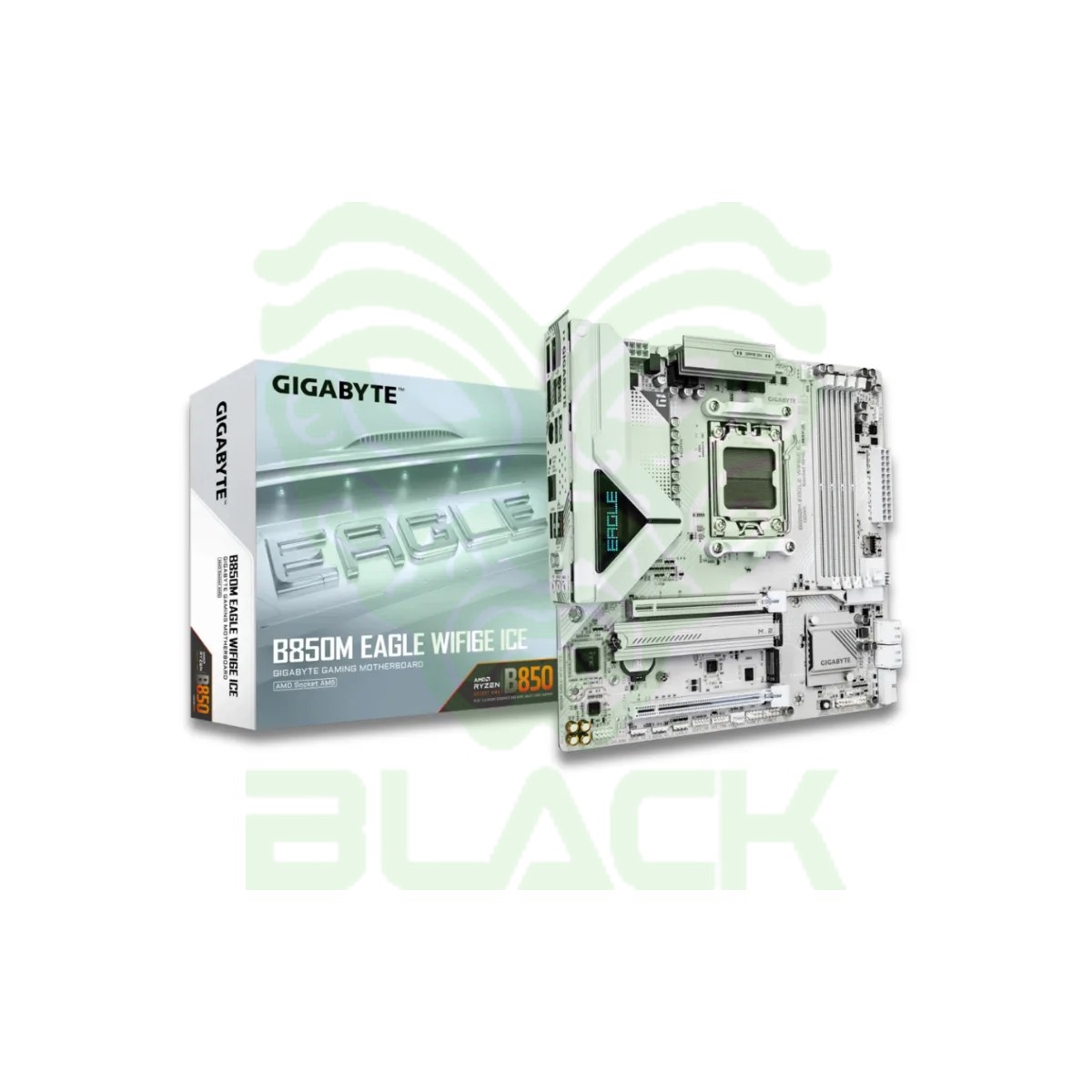 MOTHER GIGABYTE B850M EAGLE WF6E ICE DDR5 AM5 (SERIE 7000/8000)