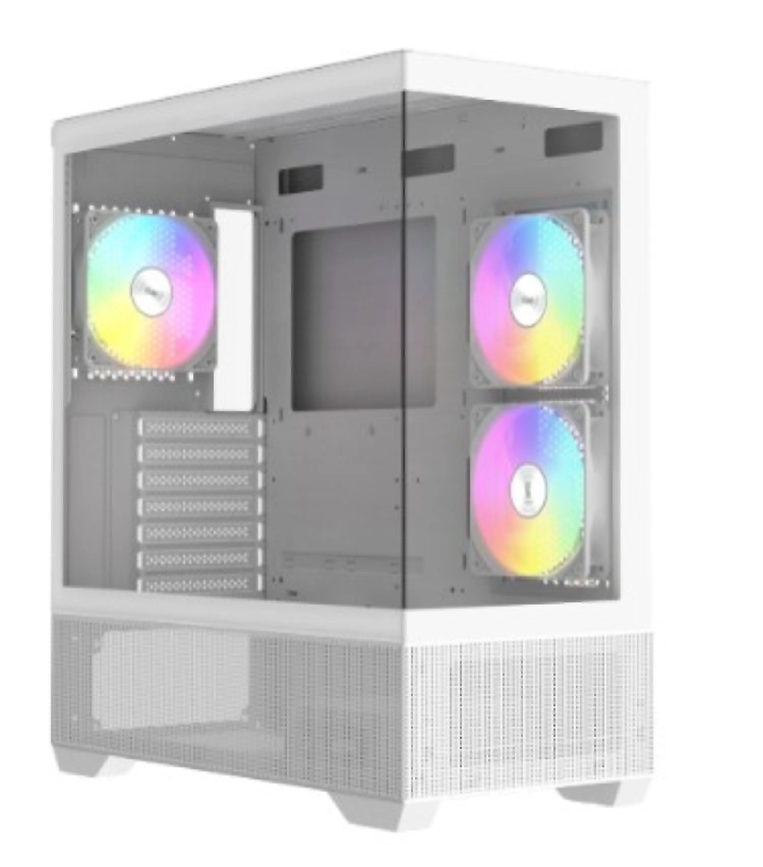 Gabinete Raidmax Infinita I801 Air White E-atx Tg ARGB