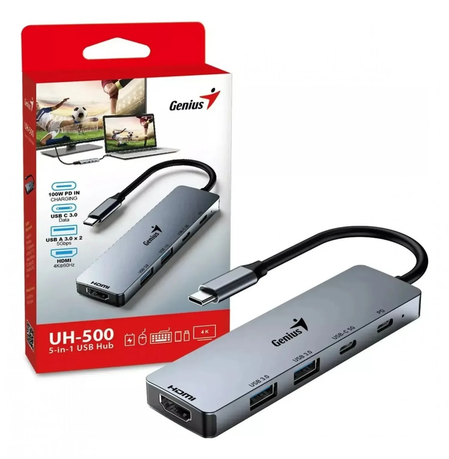HUB GENIUS UH-500 5 EN 1