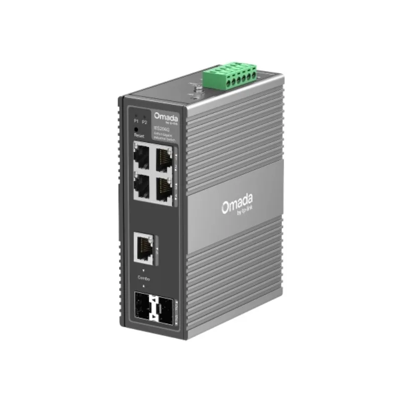 Ies206g - Switch Industrial Riel Din 6port Easy Managed Omada