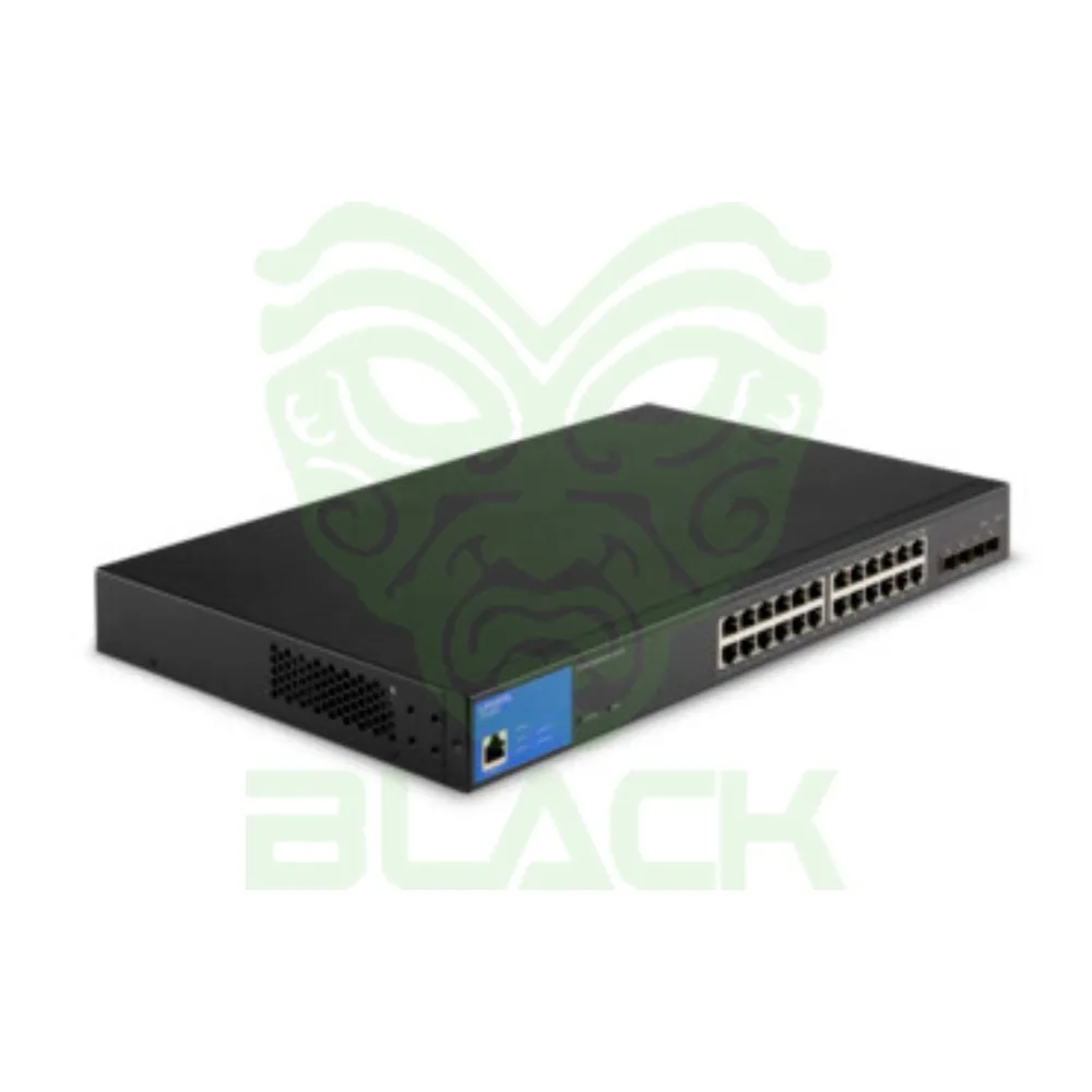 24 Port Managed Poe+ Switch W/ 4 Sfp+ 410w