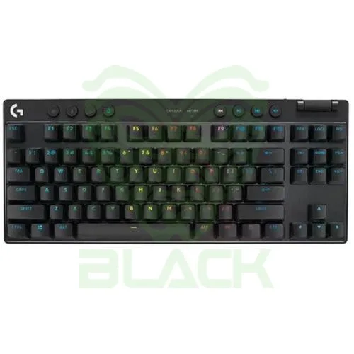 Teclado Logitech Pro X Tkl Lightspeed Black Wireless 2.4GHz - BT