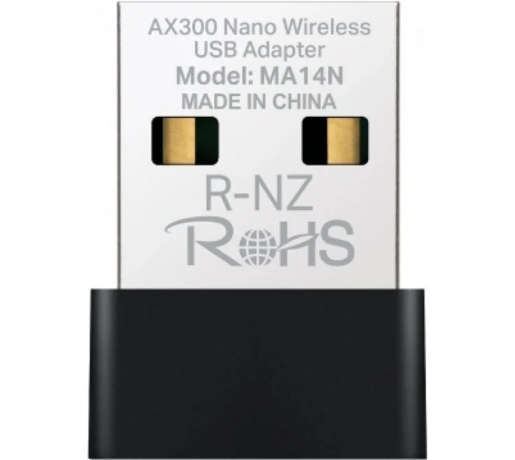 ADAPTADOR DE RED MERCUSYS MA14N V1 AX300 NANO WIRELESS USB