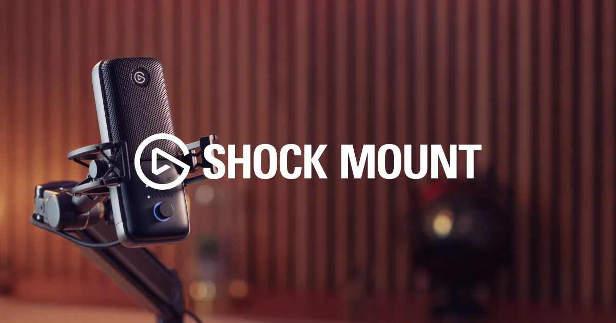 ELGATO WAVE SHOCK MOUNT - SUSPENSIÓN ELÁSTICA PARA MICRÓFONO - NEGRO, CAUCHO, ACERO, 11,5 CM, 32 MM, 135 MM