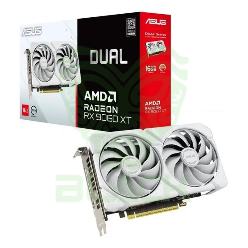 Placa De Video ASUS Dual Radeon™ Rx 9060 Xt 16GB Gddr6 White Edition
