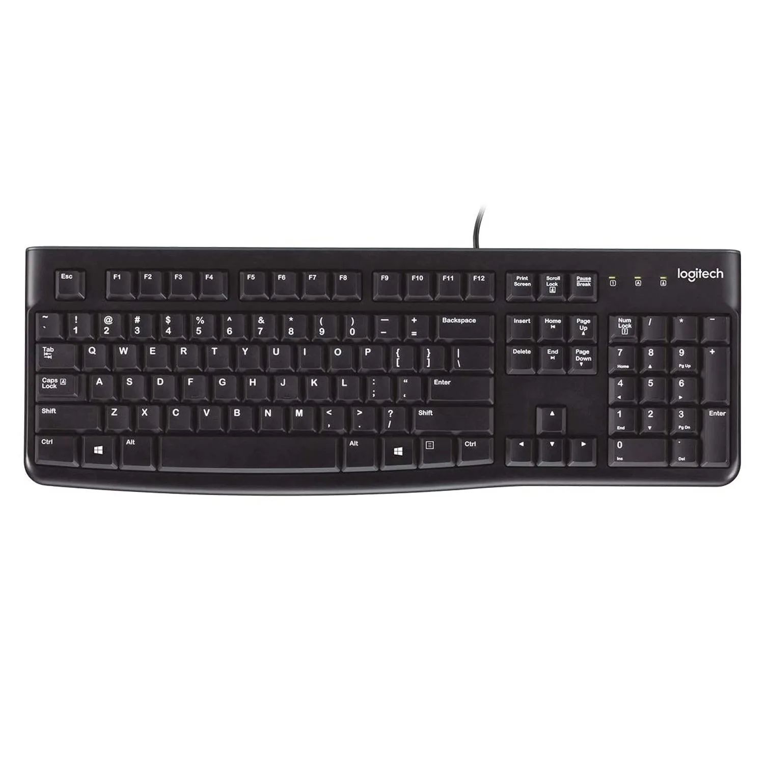 Teclado C/Cable Logitech K120 Negro