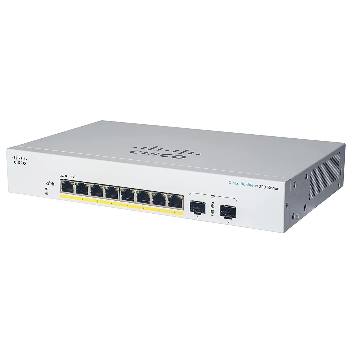 SWITCH CISCO CBS220-8T-E-2G 8 PUERTOS GIGABIT + 2 SFP