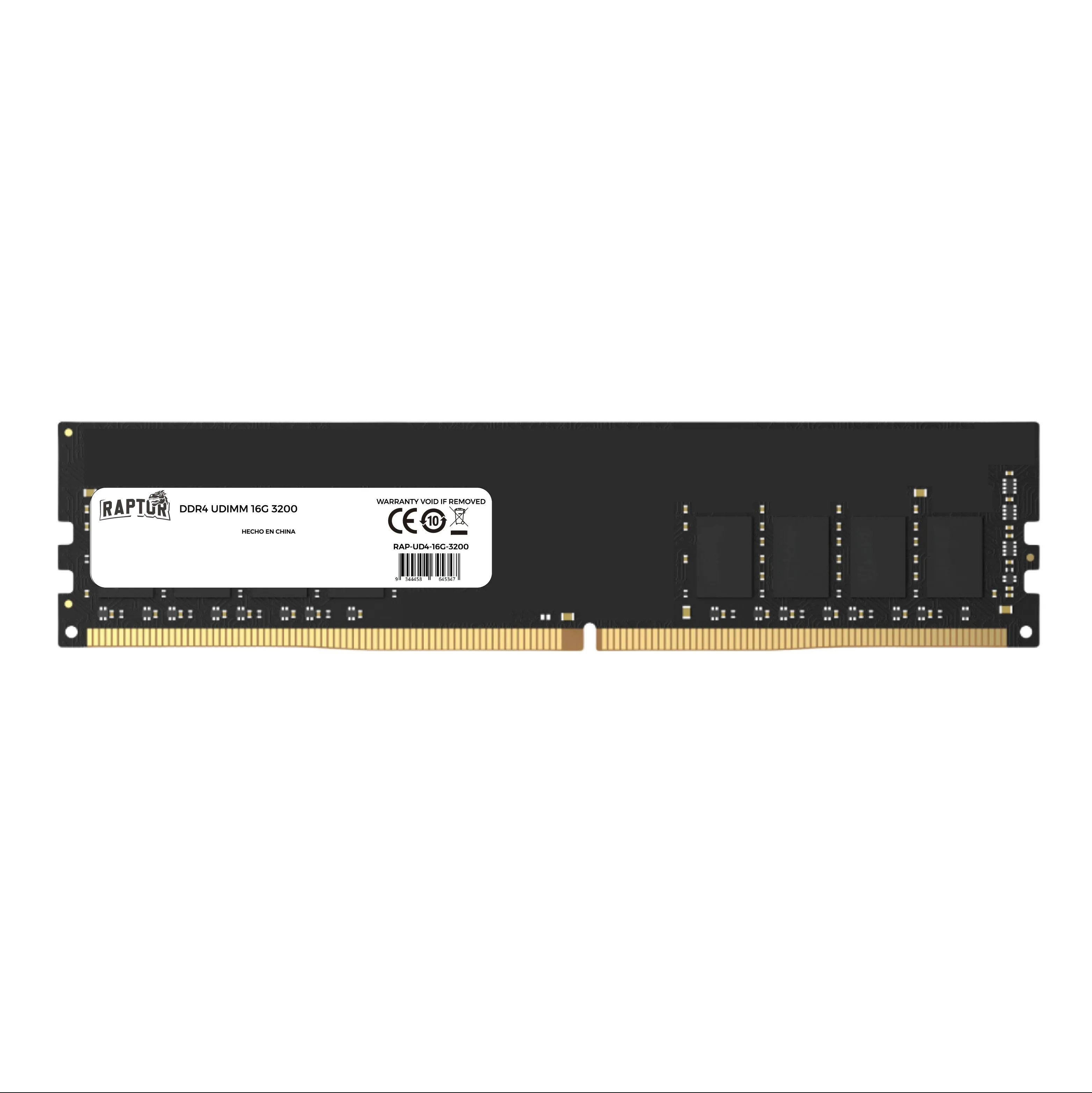 MEMORIA DDR4 16GB 3200MHZ RAPTOR LEGACY INTEL XMP