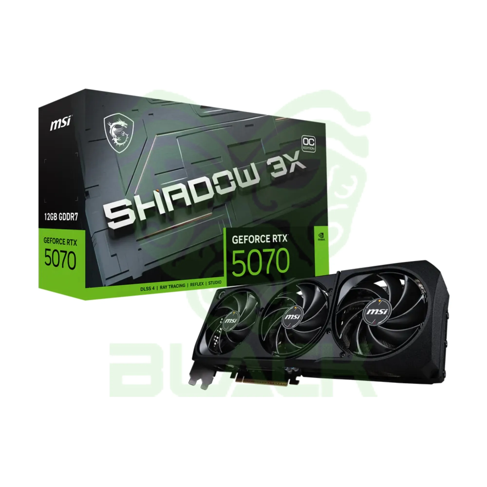 PLACA DE VIDEO RTX 5070 12GB MSI SHADOW 3X OC GDDR7 912-V532-242