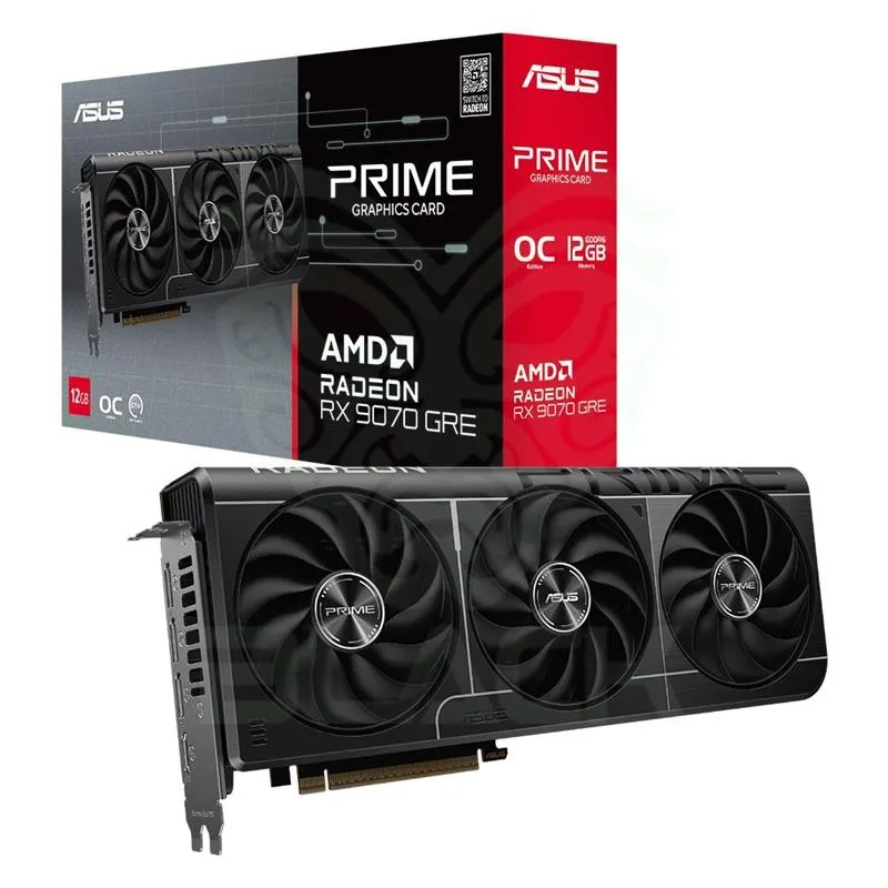 PLACA DE VIDEO ASUS PRIME RADEON™ RX 9070 GRE OC EDITION 12GB GDDR6