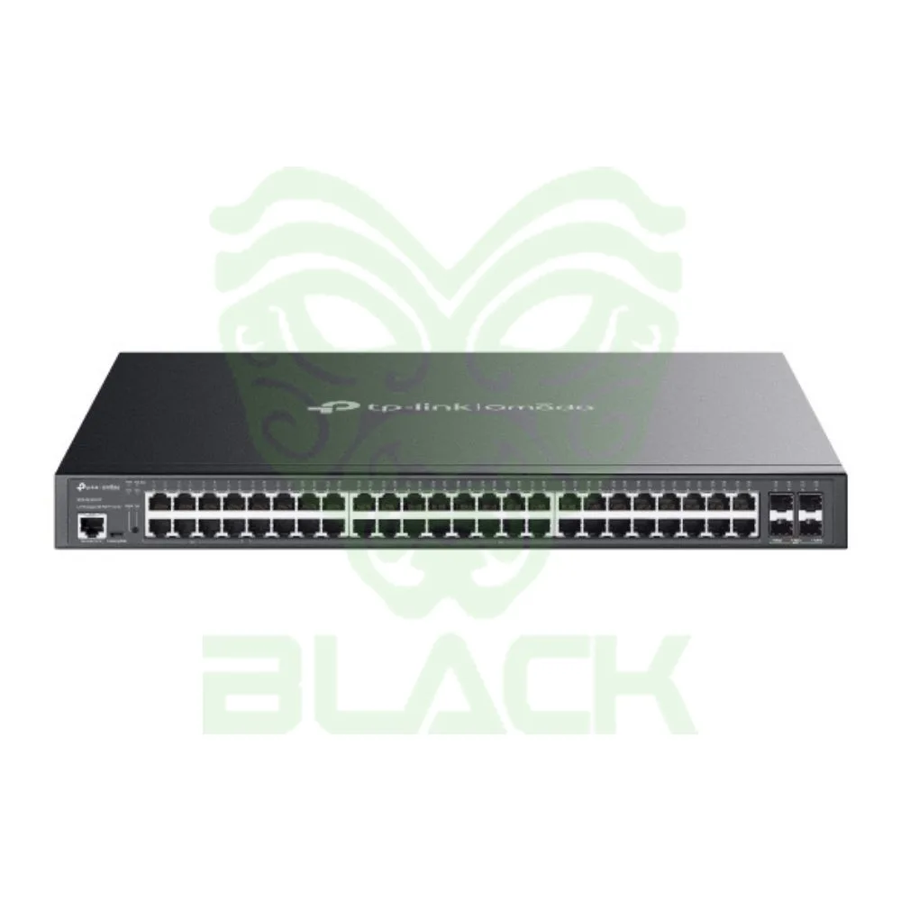 Tp-link Omada Sg3452xmpp Switch Gestionado L2+ Gigabit Ethernet (10/100/1000) Energía Sobre Ethernet (poe) 1u Negro