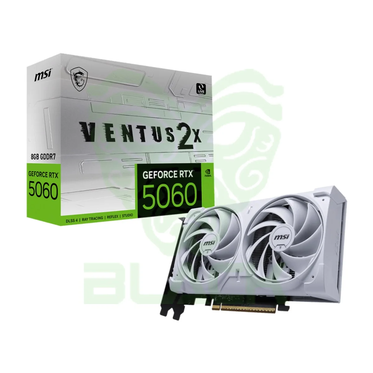 PLACA DE VIDEO RTX 5060 8GB MSI VENTUS 2X OC WHITE