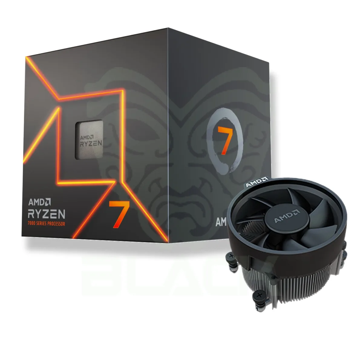 PROCESADOR AMD RYZEN 7 7700 5.3GHZ TURBO AM5 + WRAITH STEALTH COOLER