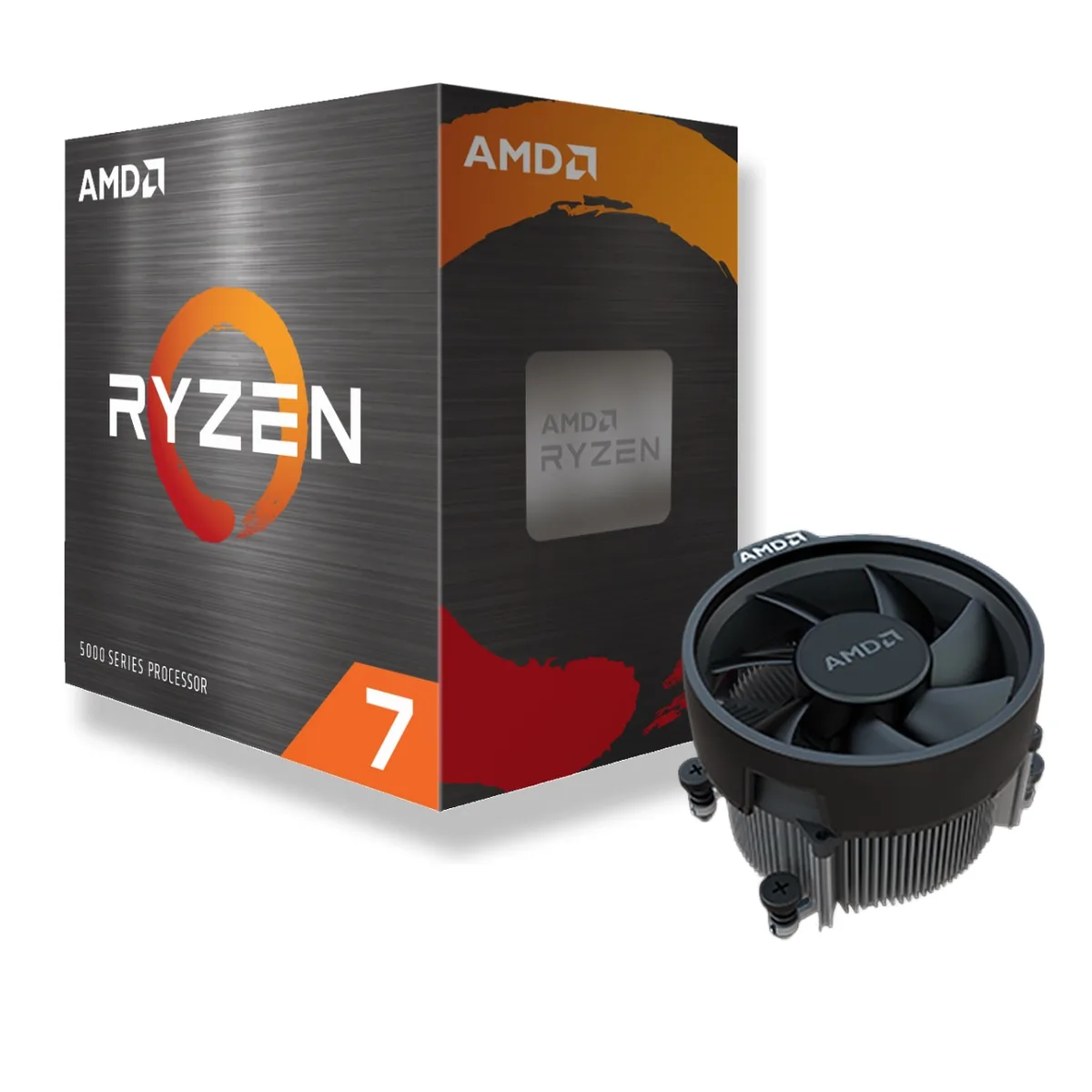 PROCESADOR AMD RYZEN 7 5700 4.6GHZ TURBO AM4 + WRAITH STEALTH COOLER