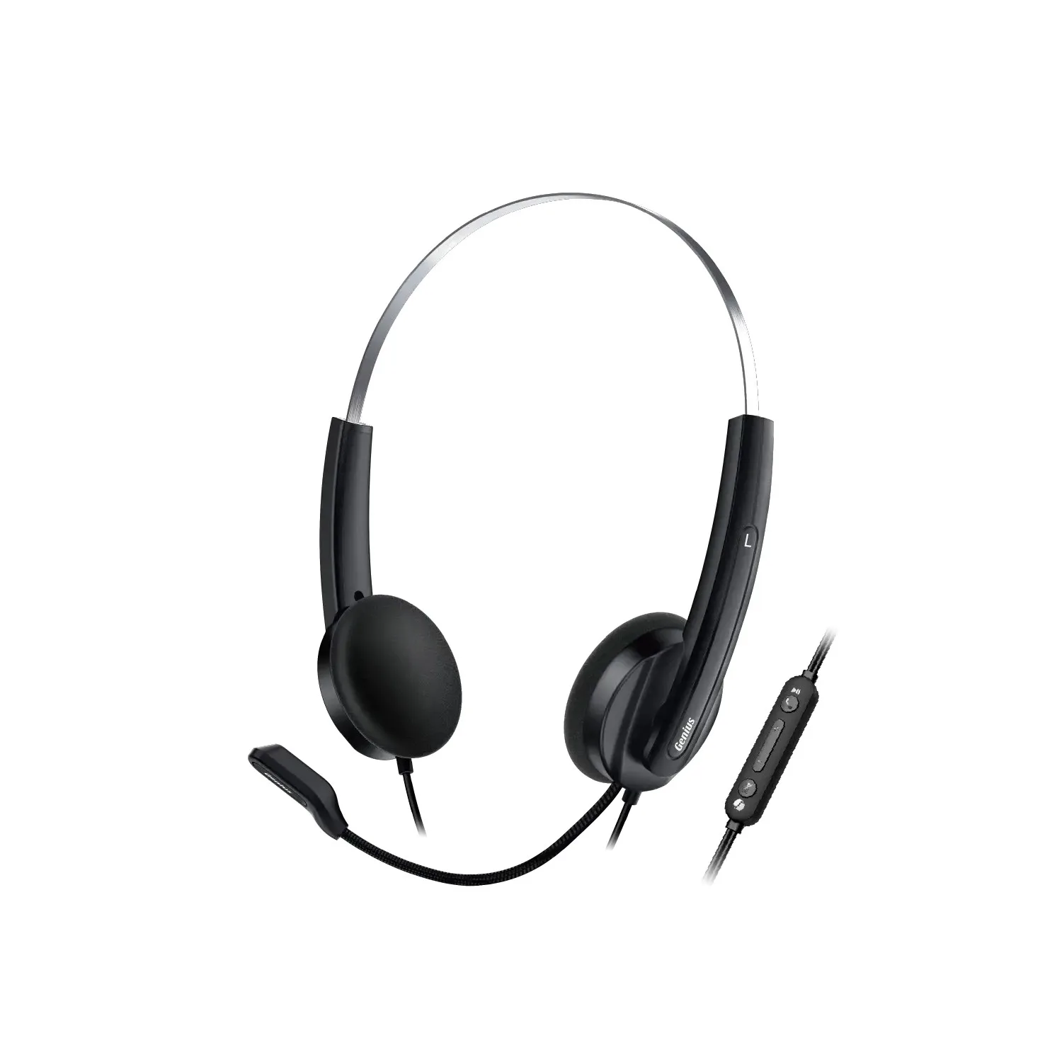 Auriculares + Mic Genius HS-220U USB Digital 2.4mt