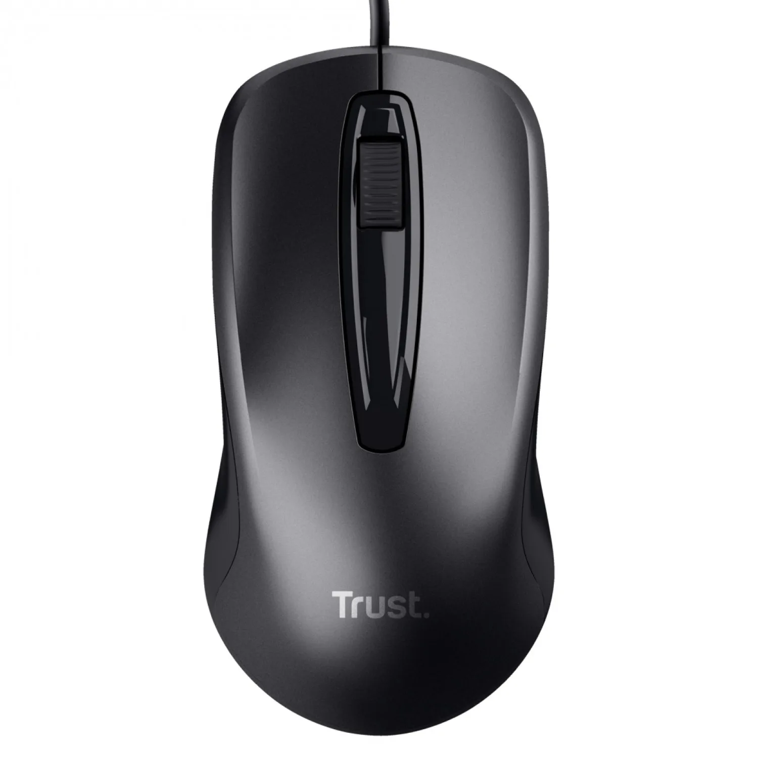 Mouse Trust Carve Con Cable USB Para Oficina Negro
