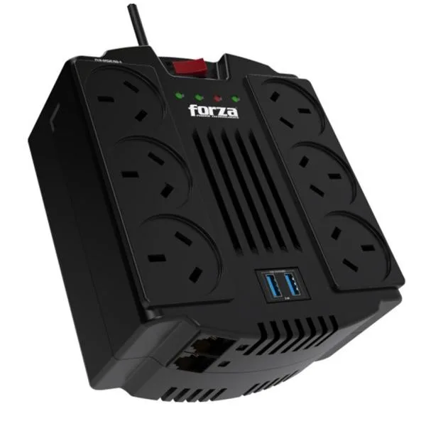 Estabilizador Forza Fvr-1202usb-a 1200va/600w + USB
